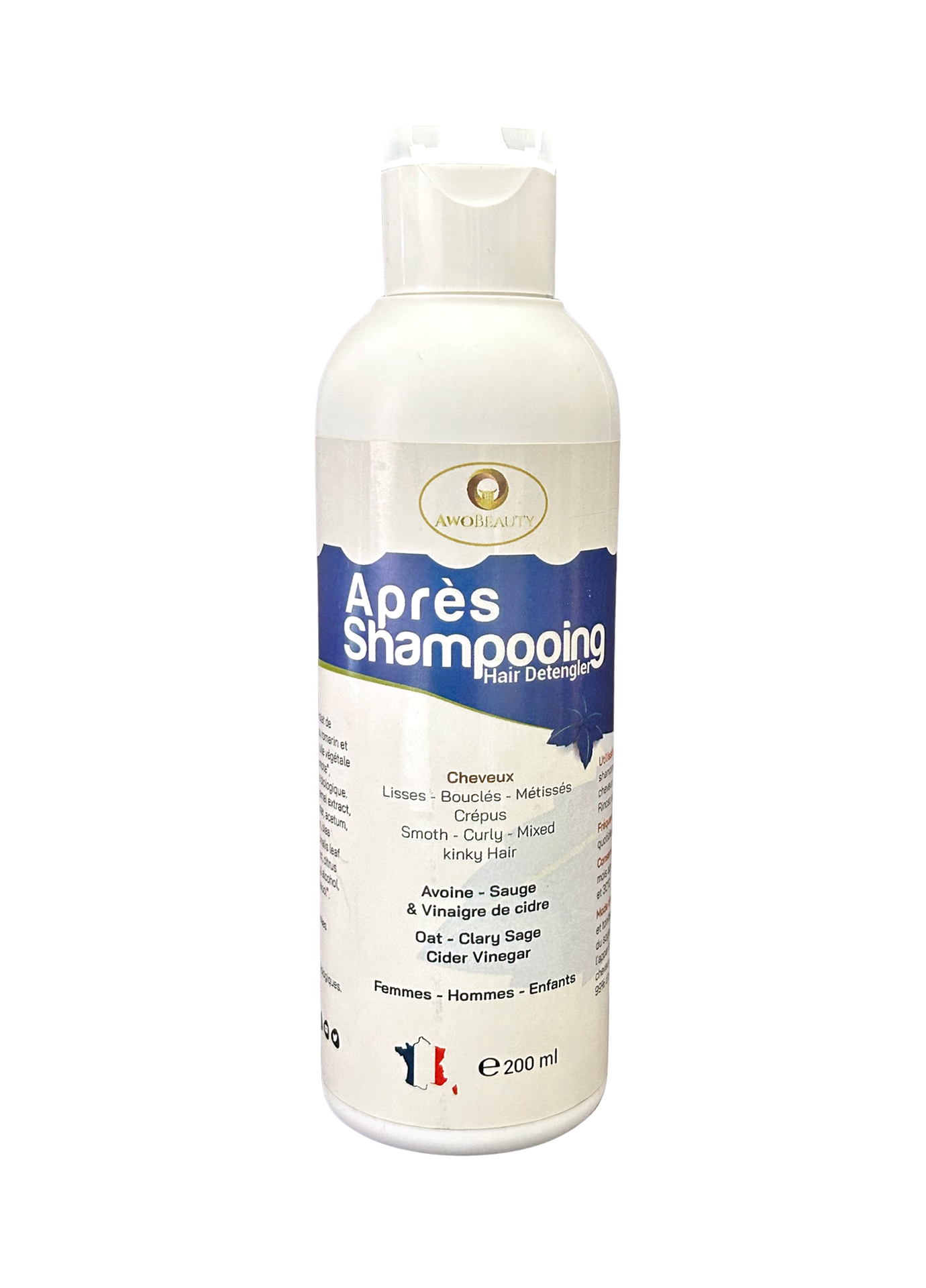 Après-Shampooing Avoine Sauge Vinaigre de Cidre 200ml