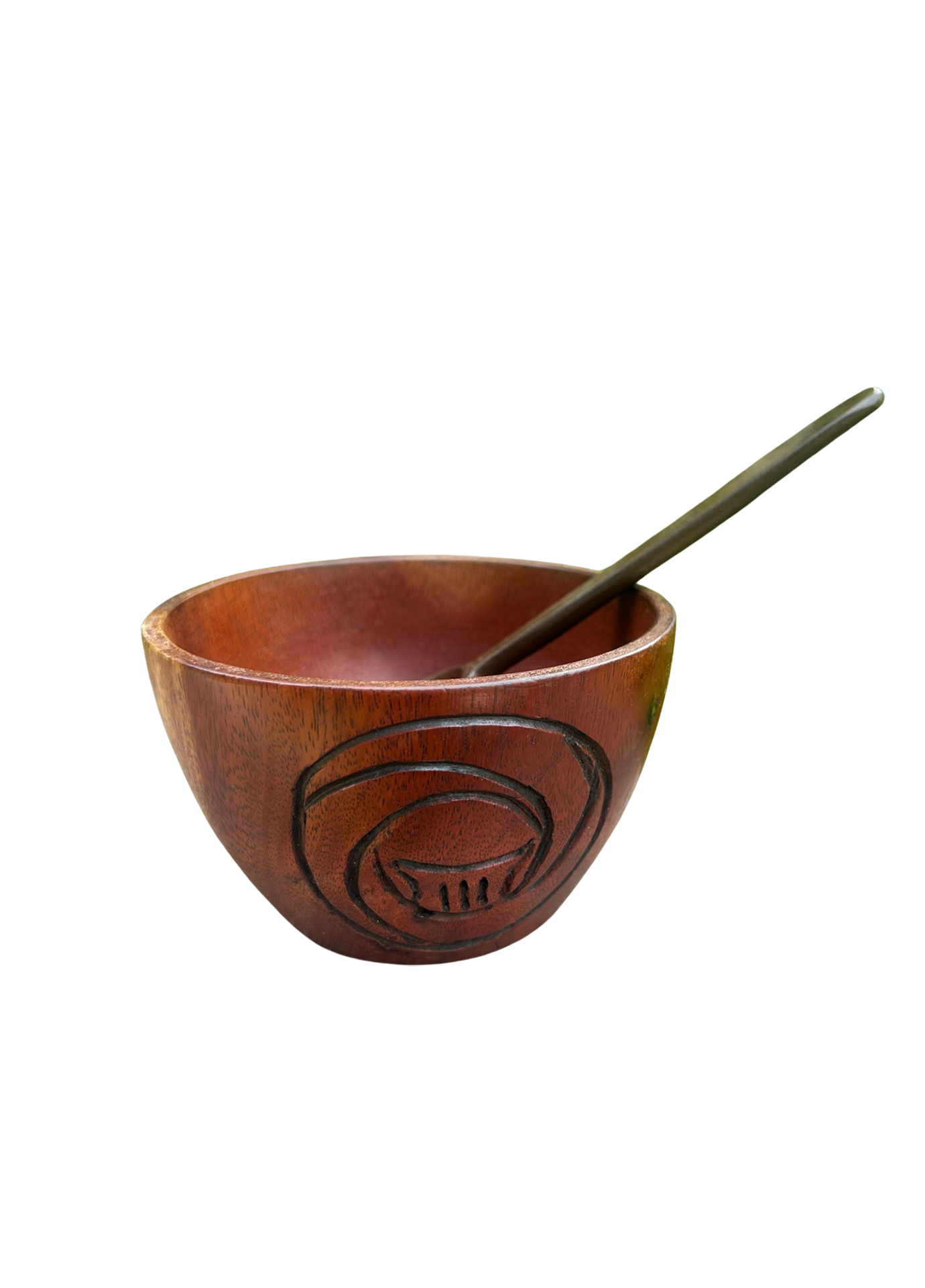 Bol Acajou et Cuillère