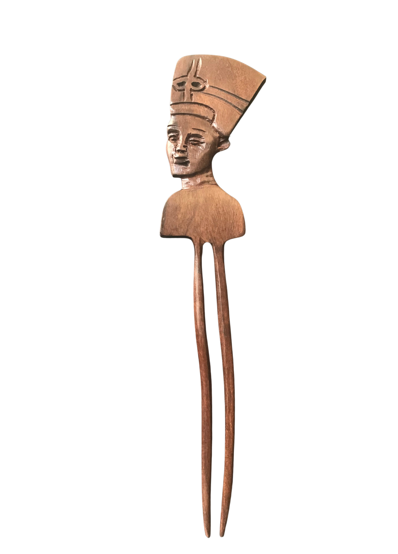 Pic à cheveux Néfertiti Bois d’Ebène