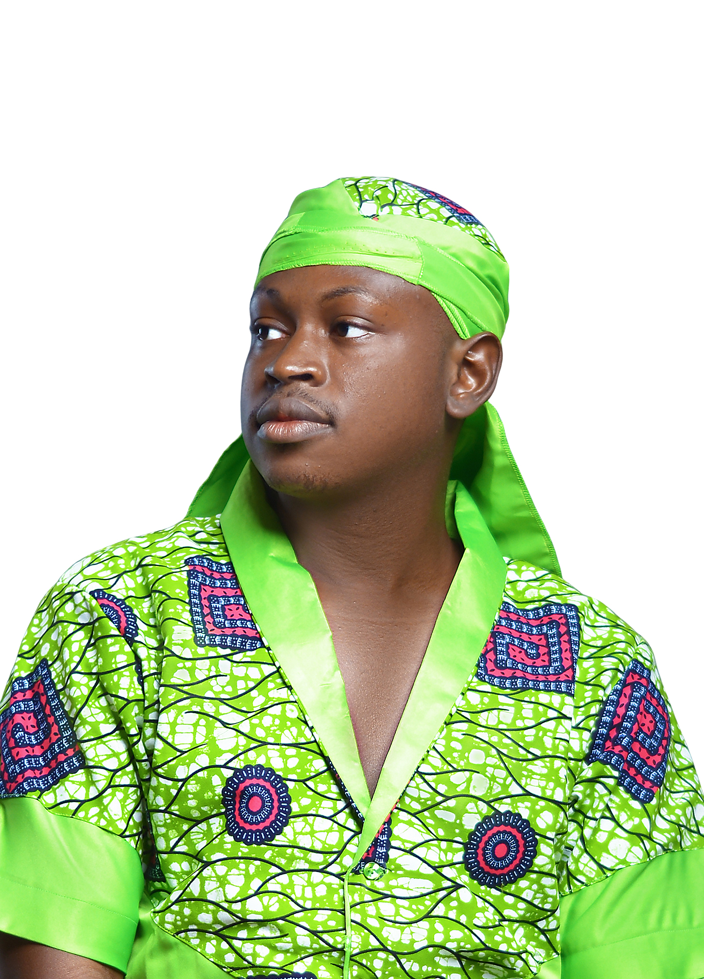 Durag Satin/wax vert