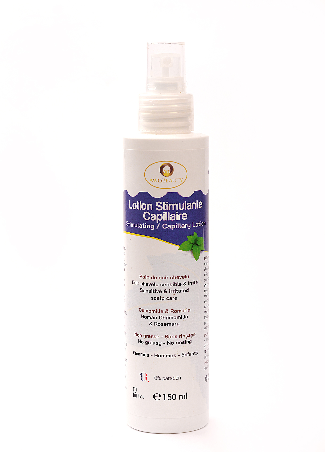 Lotion stimulante Camomille Romarin 150ml